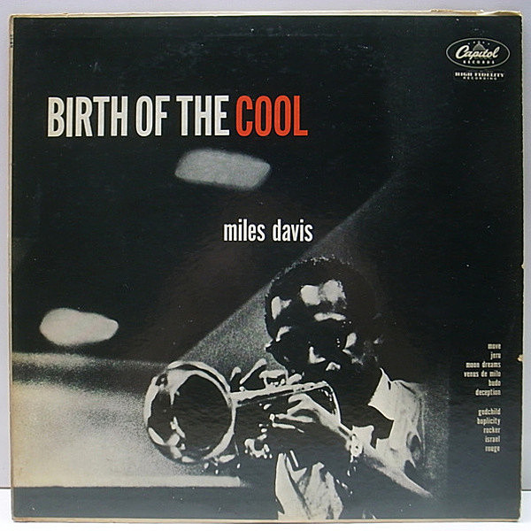 レコードメイン画像：美再生!良盤! 初回ターコイズ MONO オリジナル MILES DAVIS Birth Of The Cool ('56 Capitol) 1stプレス クールジャズ 名盤