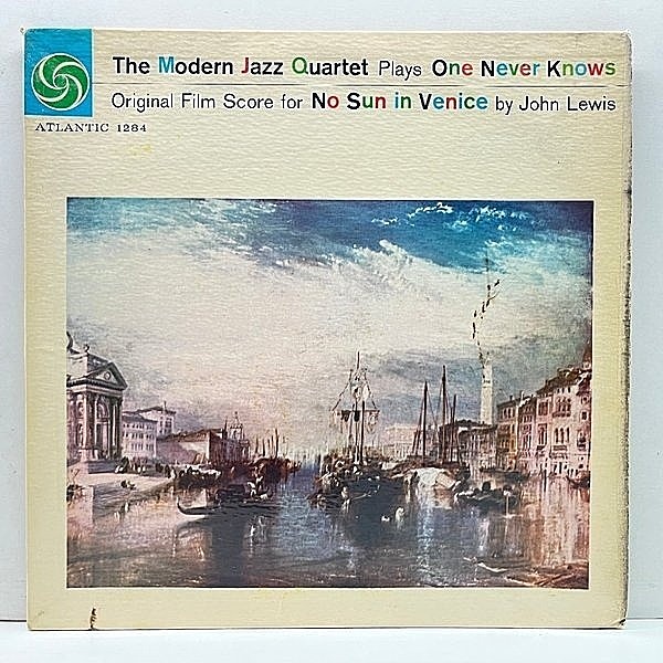 レコードメイン画像：【たそがれのヴェニス】USオリジナル MONO 黒銀 深溝 MODERN JAZZ QUARTET Plays One Never Knows - No Sun In Venice || w/ John Lewis