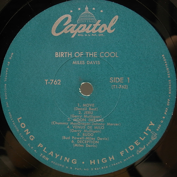 MILES DAVIS / Birth Of The Cool (LP) / Capitol | WAXPEND RECORDS