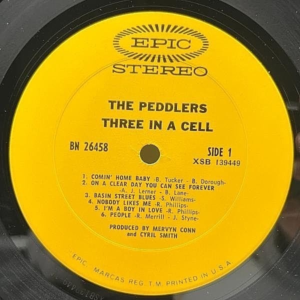 Peddlers『Three In A Cell』USオリジナル盤 PEDDLERS / Three In A Cell (LP) / Epic | WAXPEND RECORDS