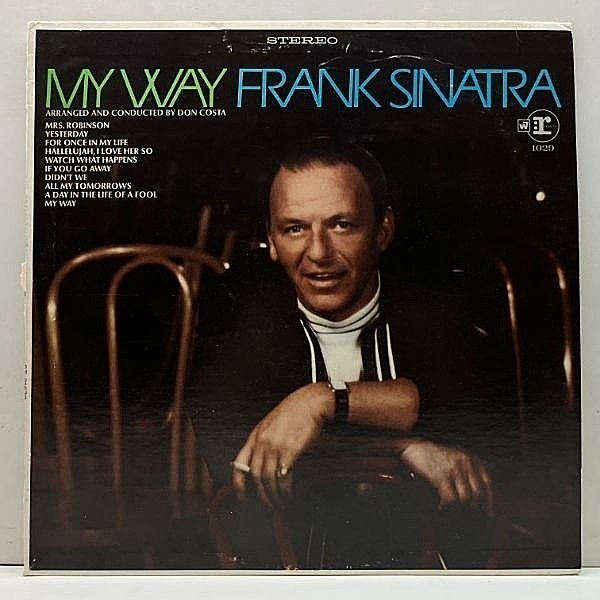 レコードメイン画像：レア【Capitolプレス, Club Edition】W無し 2色ラベ USオリジナル FRANK SINATRA My Way ('69 Reprise) フランク・シナトラ／マイ・ウェイ