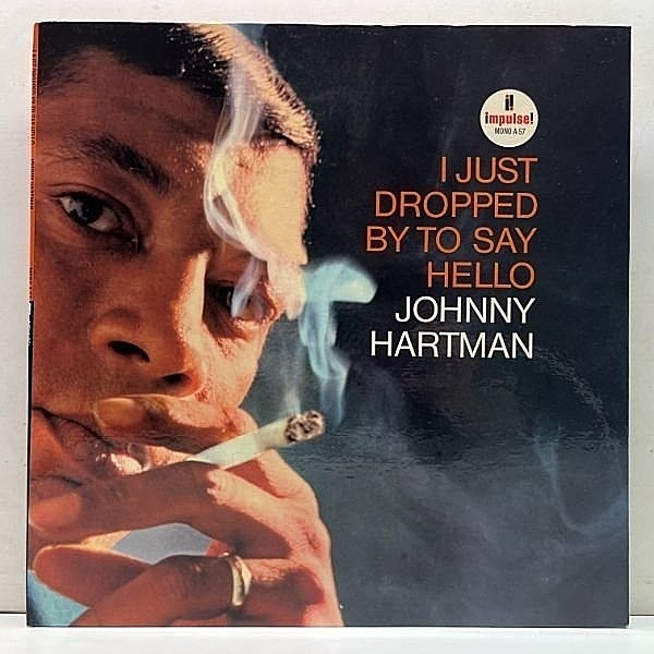 レコードメイン画像：良好!!【VANGELDER刻印】GFコート MONOジャケ US初期プレス JOHNNY HARTMAN I Just Dropped By To Say Hello (Impulse A-57) Kenny Burrell