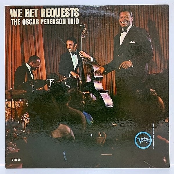 レコードメイン画像：Cut無し!良好品! MONO コーティング仕様 USオリジナル OSCAR PETERSON TRIO We Get Requests ('64 Verve) 米 初回 モノラル 優秀録音