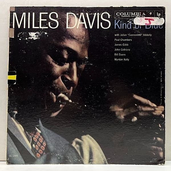 レコードメイン画像：USオリジナル MONO 6eye 深溝 誤植ジャケット MILES DAVIS Kind of Blue ('59 Columbia) w/ John Coltrane, Bill Evans 米 初回 モノラル
