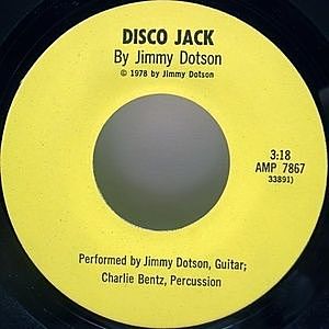 レコード画像：JIMMY DOTSON / Disco Jack / It's Paradise