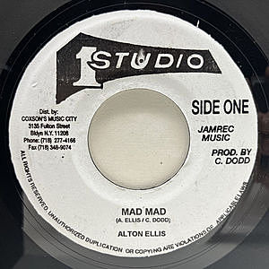 レコード画像：ALTON ELLIS / Mad Mad