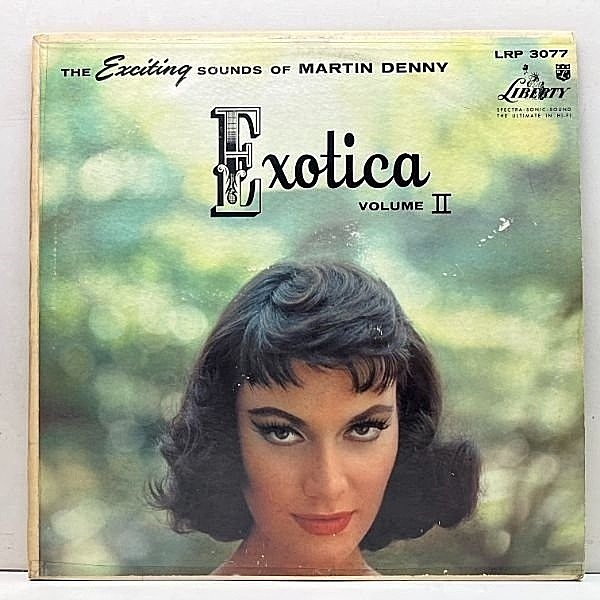 レコードメイン画像：USオリジナル MONO 初版ターコイズ 深溝 MARTIN DENNY Exotica Volume II ('57 Liberty) 細野晴臣カヴァー サヨナラ, 蘇州夜曲 ほか