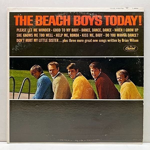 レコードメイン画像：良好盤!! USオリジナル 初版 MONO 虹リム THE BEACH BOYS Today ('65 Capitol T 2269) ビーチ・ボーイズ・トゥデイ 米 初回 モノラル