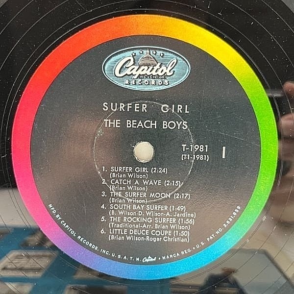 THE beach boys surfer girlレコード.激レアジャケット！ - メルカリ