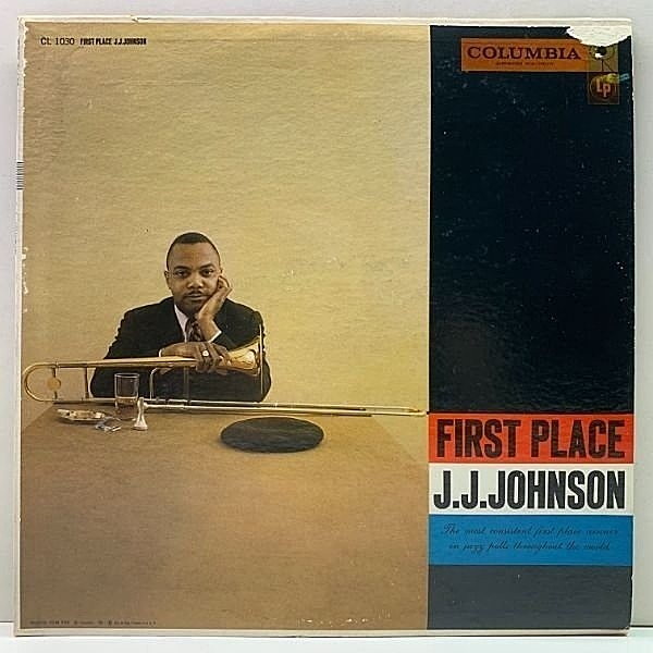 レコードメイン画像：美盤!! MONO 6eye 深溝 USオリジナル J.J. JOHNSON First Place ('57 Columbia) w/ TOMMY FLANAGAN, PAUL CHAMBERS, MAX ROACH
