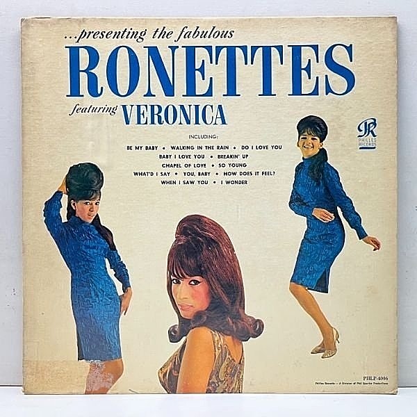 レコードメイン画像：レア!! 厚手の太溝 MONO USオリジナル THE RONETTES Presenting The Fabulous Featuring Veronica ('64 Philles) ロネッツ PHIL SPECTOR