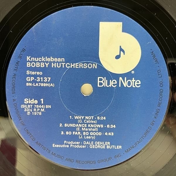 BOBBY HUTCHERSON / Knucklebean (LP) / Blue Note | WAXPEND