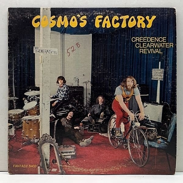 レコードメイン画像：良好盤!! 初版 青ツヤ 深溝 CAオリジナル CREEDENCE CLEARWATER REVIVAL [CCR] Cosmo's Factory ('70 Fantasy) インナー完品 LP 名盤