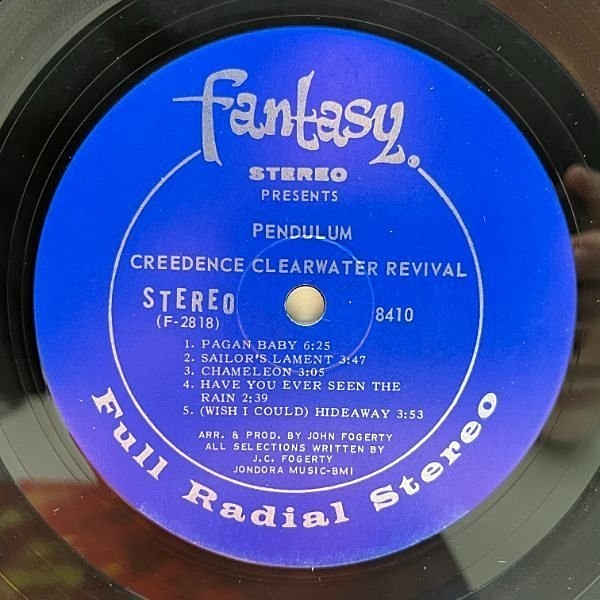CREEDENCE CLEARWATER REVIVAL / Pendulum (LP) / Fantasy