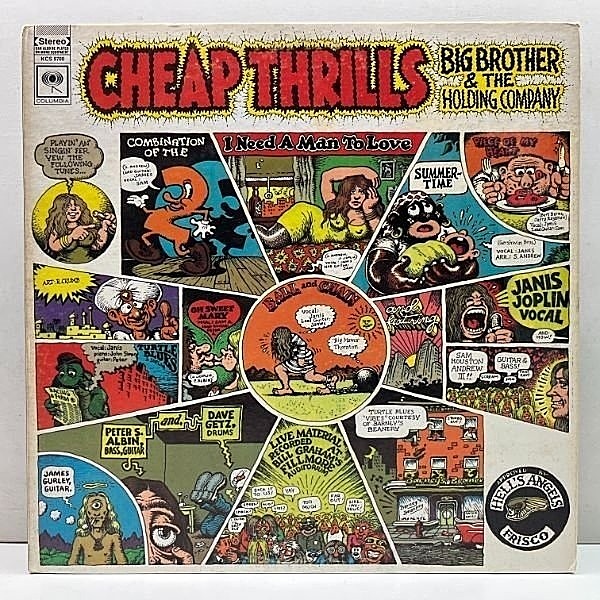 レコードメイン画像：USオリジナル 初版 白矢 2eyeラベ BIG BROTHER & THE HOLDING CO. Cheap Thrills ('68 Columbia) JANIS JOPLIN 最高傑作 米 初回プレス