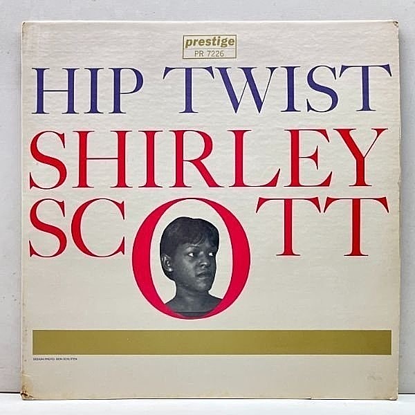 レコードメイン画像：USオリジナル MONO 深溝 RVG刻印 SHIRLEY SCOTT Hip Twist (Prestige PR 7226) w/ Stanley Turrentine, George Tucker, Otis Finch