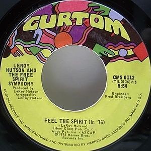 レコード画像：LEROY HUTSON / FREE SPIRIT SYMPHONY / Feel The Spirit (In '76)