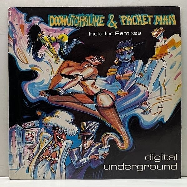 レコードメイン画像：良好!! USオリジナル 12インチ DIGITAL UNDERGROUND Doowutchyalike / Packet Man ('90 Tommy Boy) 2PAC ファンキーでHOTなREMIX集