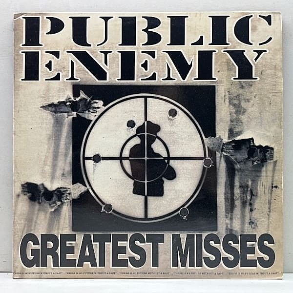 レコードメイン画像：良好品!! 2LP ゲートフォールドJK USオリジナル PUBLIC ENEMY Greatest Misses ('92 Def Jam) BOMB SQUAD prod. リミックス追加のベスト盤
