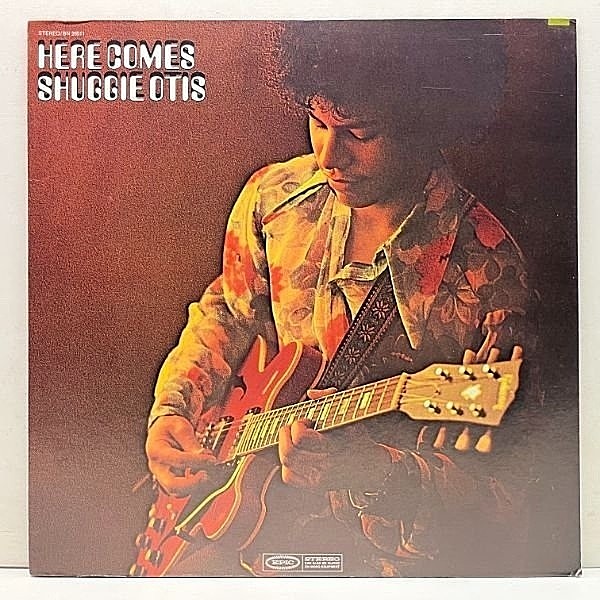 レコードメイン画像：良好盤!! 橙ラベ US初期プレス SHUGGIE OTIS Here Comes ～／1st ('73 Epic) Hurricane, Bootie Cooler ほか 17歳にして圧巻のド渋プレイ