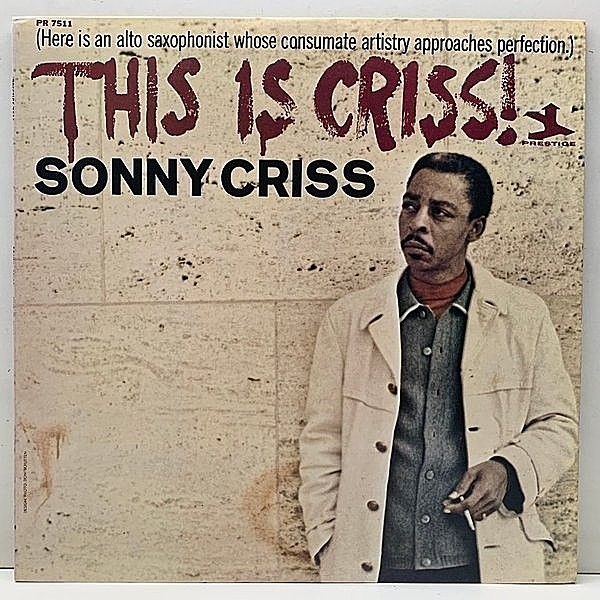 レコードメイン画像：美品 SONNY CRISS This Is Criss! (Prestige SMJ-6269) w/ Walter Davis, Paul Chambers, Alan Dawson ソニー・クリス 名盤 LP