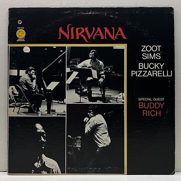 レコードメイン画像：良好盤!! USオリジナル ZOOT SIMS, BUCKY PIZZARELLI Nirvana ('74 Groove Merchant) w/ MILT HINTON, BUDDY RICH