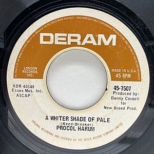 レコード画像：PROCOL HARUM / A Whiter Shade Of Pale