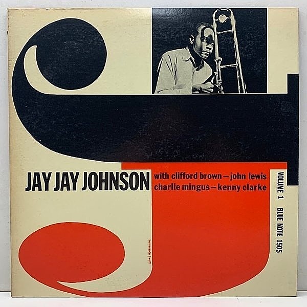 レコードメイン画像：MONO 極美盤!!【w/ Clifford Brown, Charles Mingus】JAY JAY ( J.J. ) JOHNSON The Eminent Volume 1 - Blue Note 1505 JPN キング King