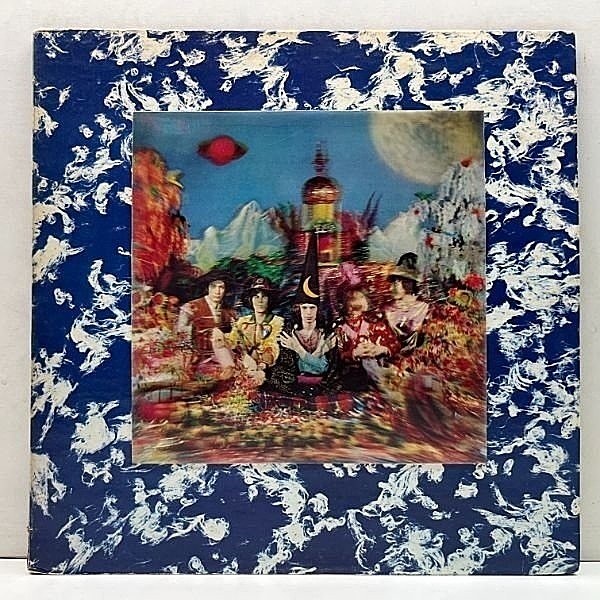 レコードメイン画像：レアな美品!! 初回 3D lenticular 銀バー 深溝 USオリジナル ROLLING STONES Their Satanic Majesties Request ('67 London) BellSound刻印