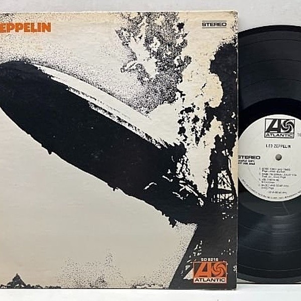 レコードメイン画像：究極【白プロモ】US 完全オリジナル LED ZEPPELIN I ('69 Atlantic) レッド・ツェッペリン登場 1st デビュー Promo 米 初回プレス