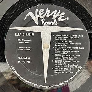 ELLA FITZGERALD / COUNT BASIE / Ella And Basie! (LP) / Verve