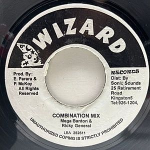 レコード画像：MEGA BANTON / RICKY GENERAL / Combination Mix