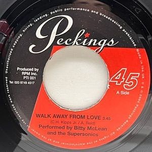 BITTY MCLEAN / THE SUPERSON / Walk Away From Love (7