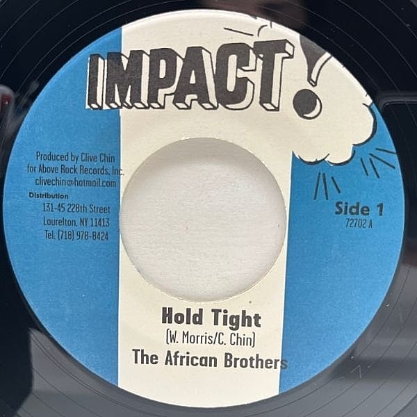 レコードメイン画像：【涙の哀愁誘うKILLER ROOTS】美盤!! USオリジナル 7インチ AFRICAN BROTHERS Hold Tight (Impact!) SUGAR MINOTT 45RPM.