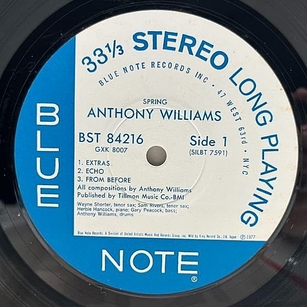 ANTHONY WILLIAMS / Spring (LP) / Blue Note | WAXPEND RECORDS