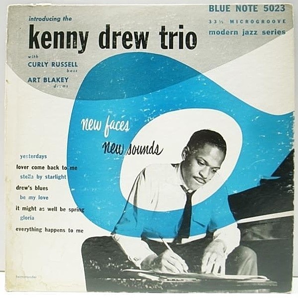 レコードメイン画像：LEX 額縁 FLAT 完全オリジナル KENNY DREW TRIO New Faces New Sounds, Introducing (Blue Note BLP 5023) 10インチ