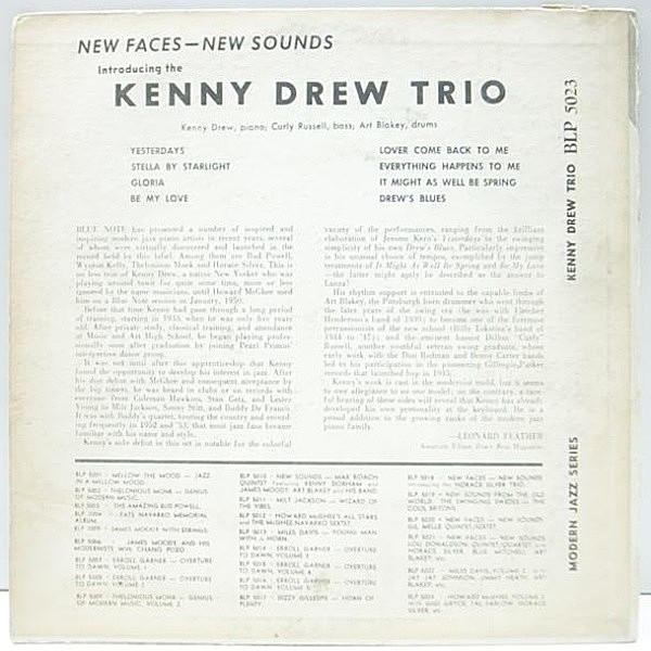 洋楽 227 Blue Note BLP5023 / Kenny Drew Trio The Kenny Drew Trio – New Faces – New Sounds, Introducing
