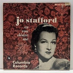 レコード画像：JO STAFFORD / As You Desire Me