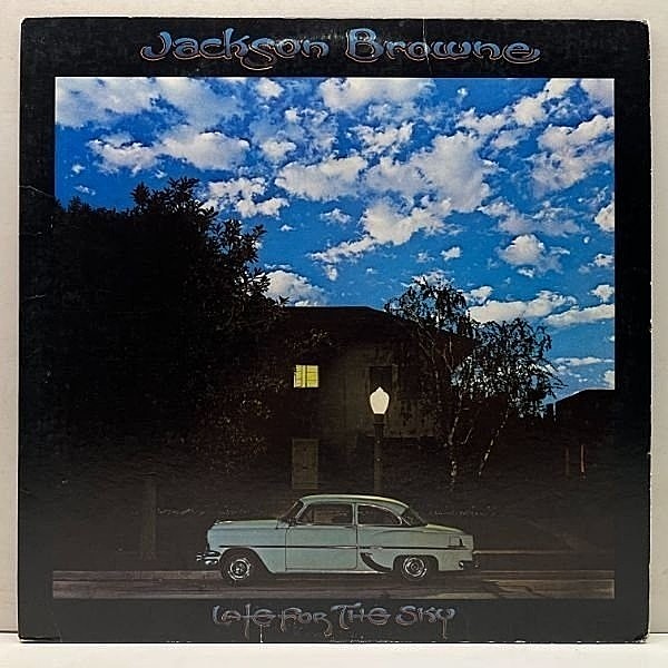 レコードメイン画像：【希少 両マト1】美盤!! 初版 Wマーク無し 7E規格 US 完全オリジナル JACKSON BROWNE Late For The Sky ('74 Asylum) TML刻印 米 初回 LP