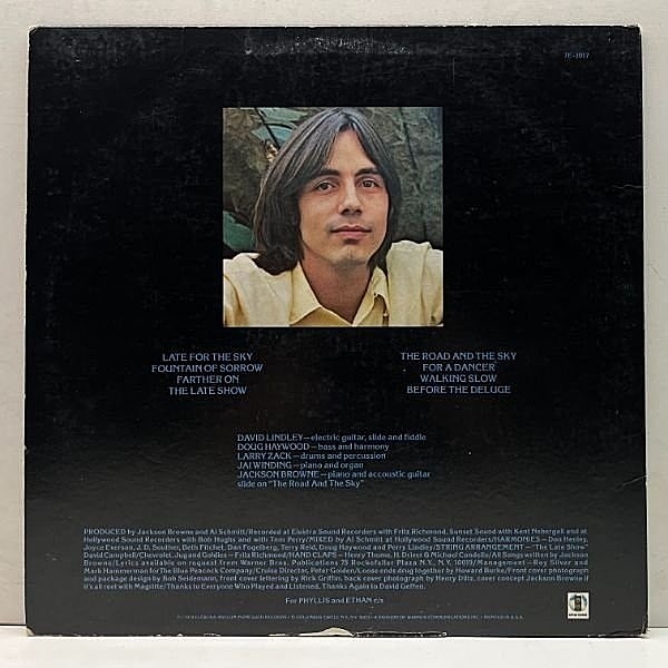 jackson browne late for the sky (モノラル盤) jackson browne late for the sky (モノラル盤)