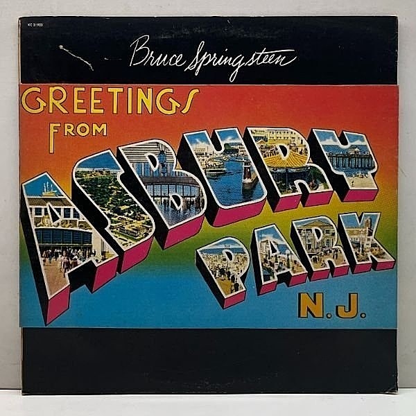 レコードメイン画像：【レア KC規格 初回プレス】USオリジナル BRUCE SPRINGSTEEN Greetings From Asbury Park, N.J. ('73 Columbia) 1st デビュー・アルバム