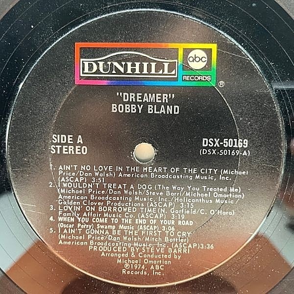 Bobby Bland Dreamer LP レコード Bobby Bland – Dreamer – Vinyl (Gatefold, LP, Album, Stereo