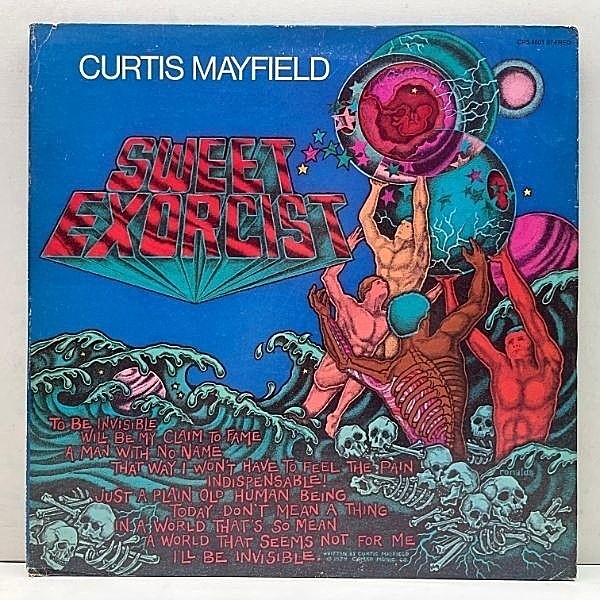 レコードメイン画像：良好盤!! USオリジナル BellSound刻印 GFジャケット CURTIS MAYFIELD Sweet Exorcist ('74 Curtom) CHINGY, GANG STARR サンプリング ネタ