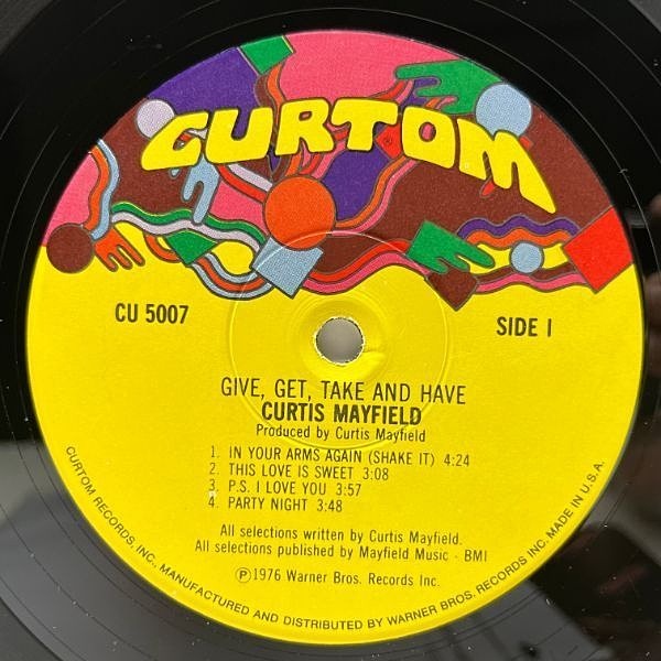 CURTIS MAYFIELD / Give, Get, Take And Have (LP) / Curtom | WAXPEND