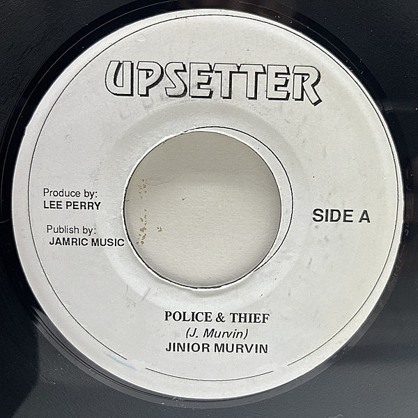 レコードメイン画像：【BLACK ARK特製ウィキッドチューン】JAプレス 7インチ JUNIOR MURVIN Police & Thief 映画『ロッカーズ』LEE PERRY, UPSETTERS 45RPM.