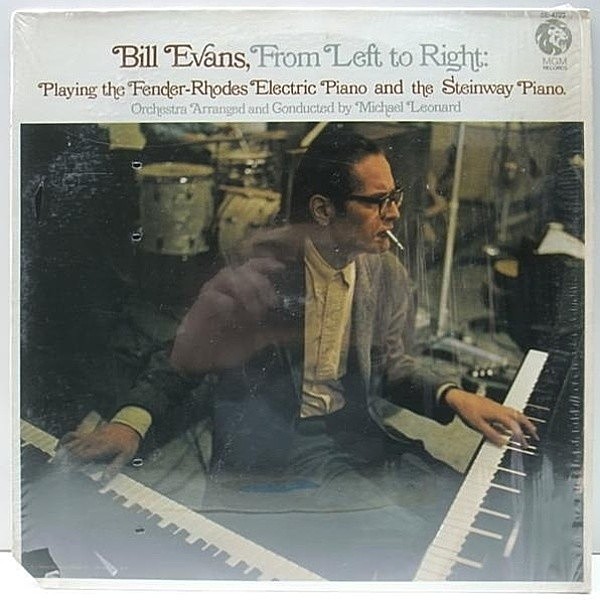 レコードメイン画像：w./シュリンク 美品 USオリジナル BILL EVANS From Left To Right ('70 MGM) ドリーミィな異色作品