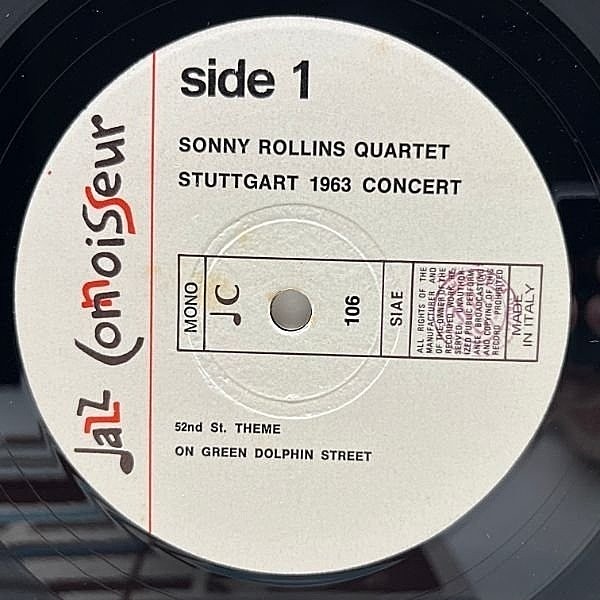 【伊盤】Sonny Rollins Stuttgart 1963 Concert Sonny Rollins - Don Cherry Quartet – Complete 1963 Stuttgart