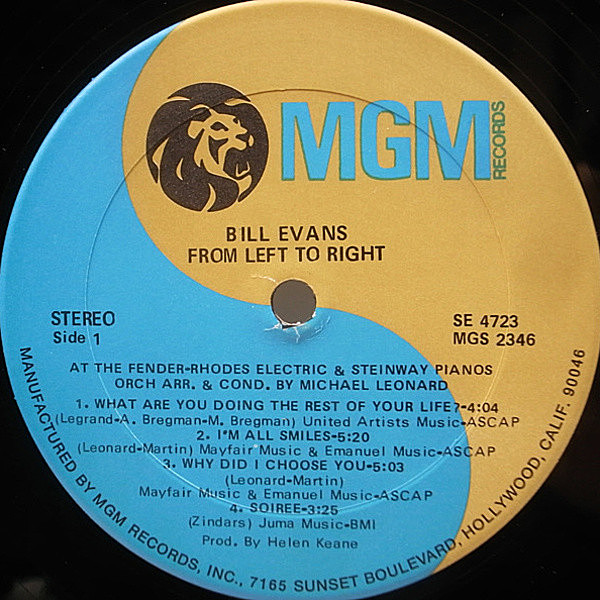 洋楽 Bill Evans From Left To Right [Analog] Amazon.com: From Left To Right[LP]: CDs & Vinyl