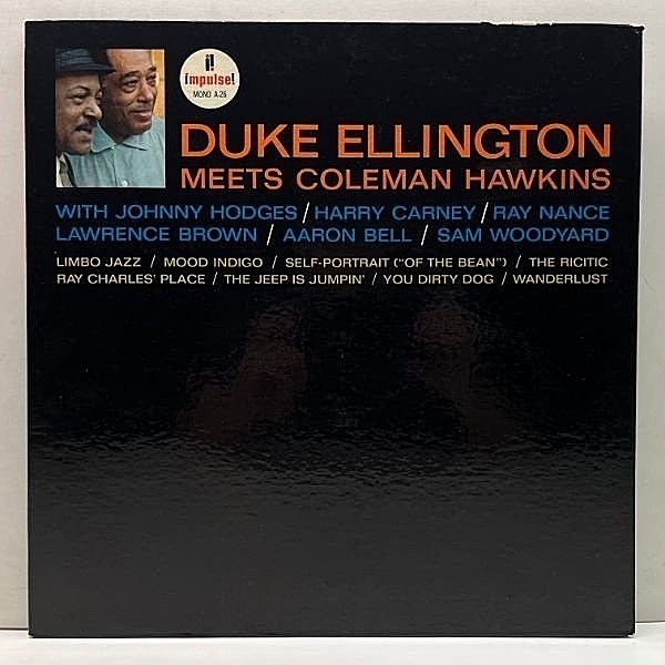 レコードメイン画像：MONO 橙ツヤ VANGELDER刻印 USオリジナル DUKE ELLINGTON Meets COLEMAN HAWKINS (Impulse A-26) w/ Johnny Hodges, Harry Carney