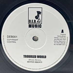 レコード画像：DENNIS BROWN / Troubled World / What About The Half